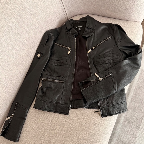 100% Leather Jacket XS - Buttery Soft & Fitted - Picture 4 of 4